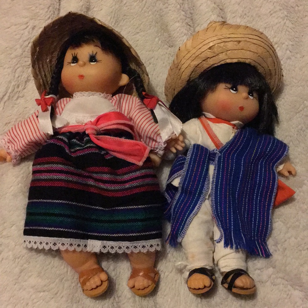 Pair Of Dolls from Mexico